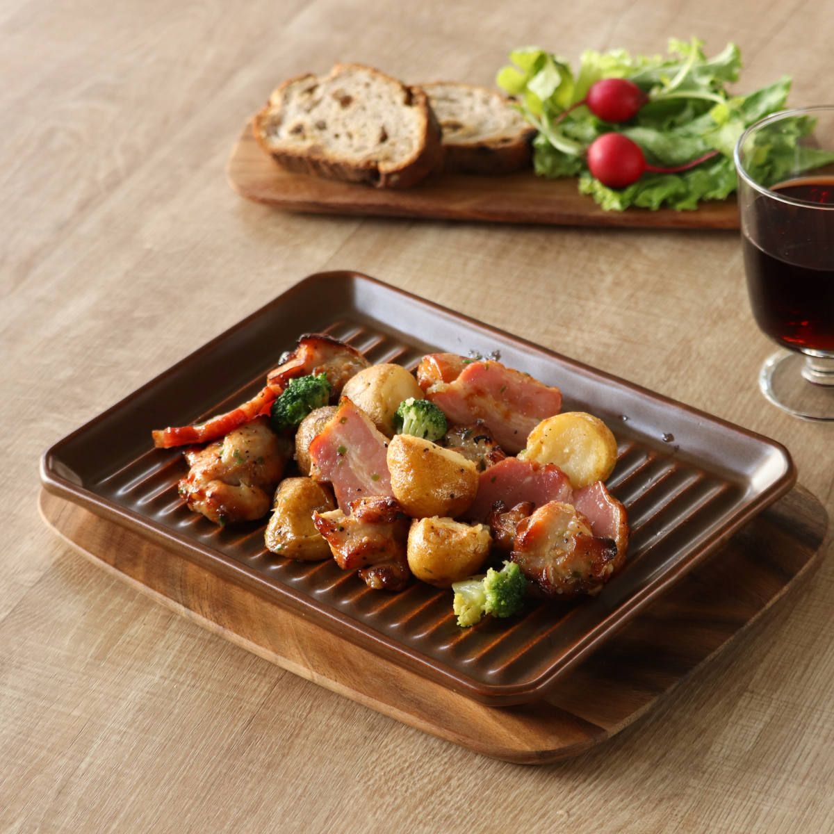 グリルパン L TOOLS 耐熱グリルプレート （ オーブン対応 グリル