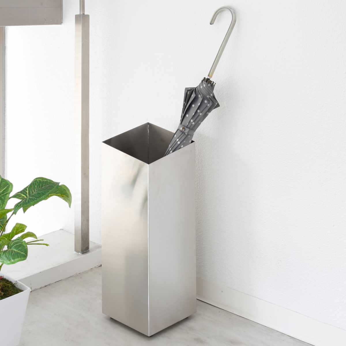 傘立て RHOMBUS ロングタイプ ステンレス （ アンブレラスタンド