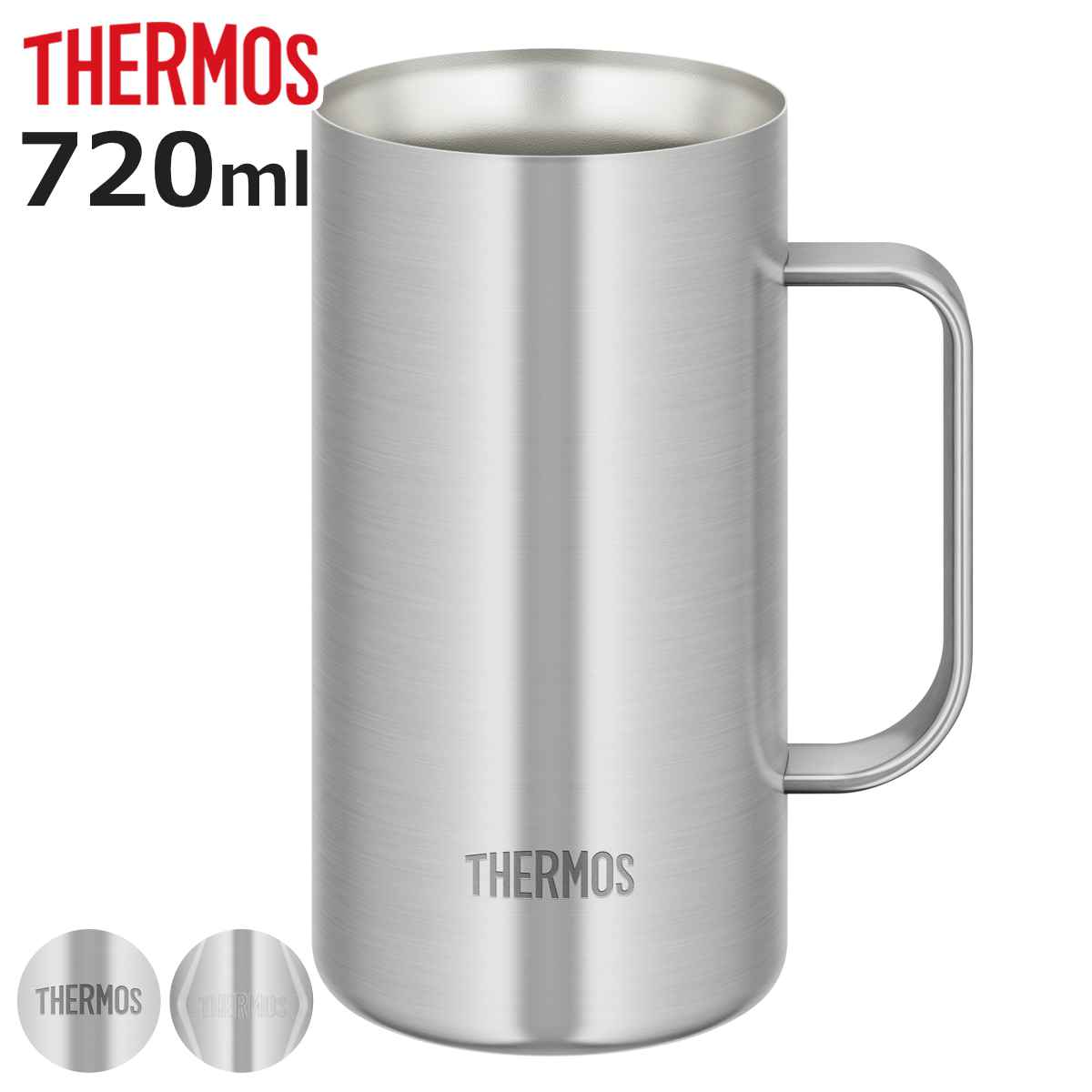 �r�[���W���b�L 720ml �^��f�M �X�e�����X JDK-721C �i thermos �H��@�Ή� �W���b�L �r�[���O���X �r�A�O���X �j