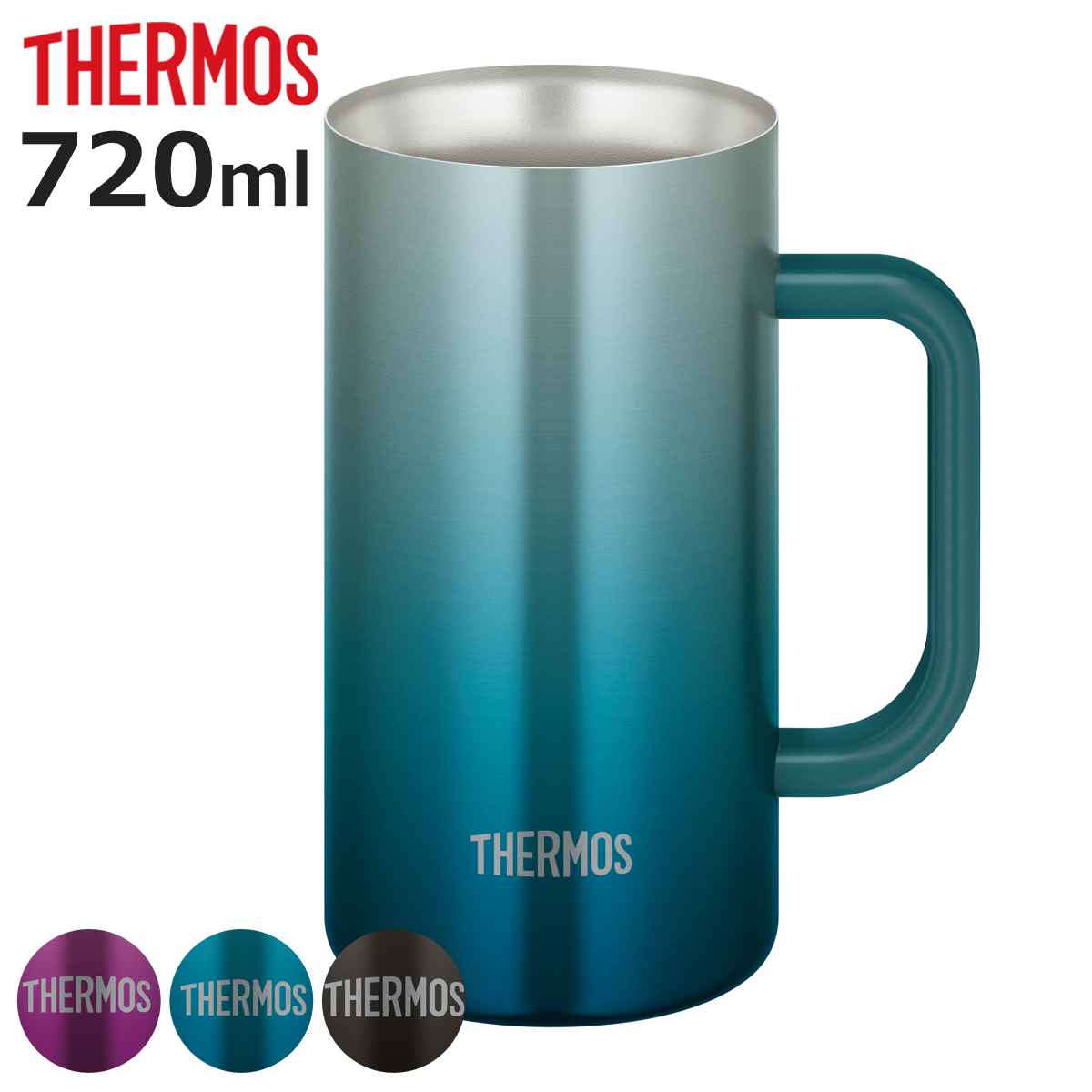 �r�[���W���b�L 720ml �^��f�M �X�e�����X JDK-721C �i thermos �H��@�Ή� �W���b�L �r�[���O���X �r�A�O���X �j