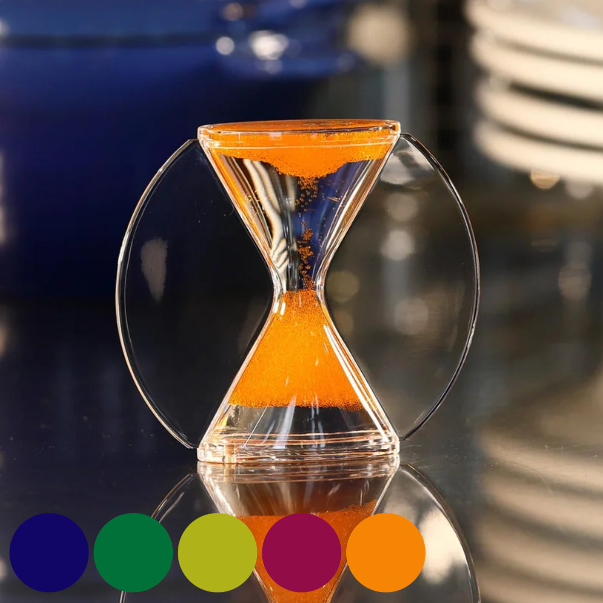 逆砂時計 観賞用 アプリクス ゴーアップ ディスク （ 砂時計 逆さ 逆