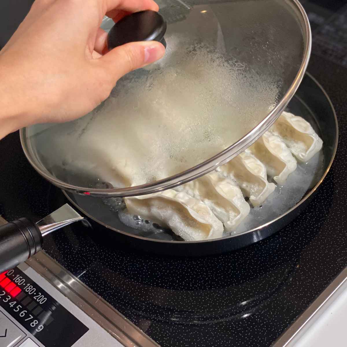 bws SELECTION 鉄フライパン 20cm IH対応 ガラス蓋付き 目玉焼きが