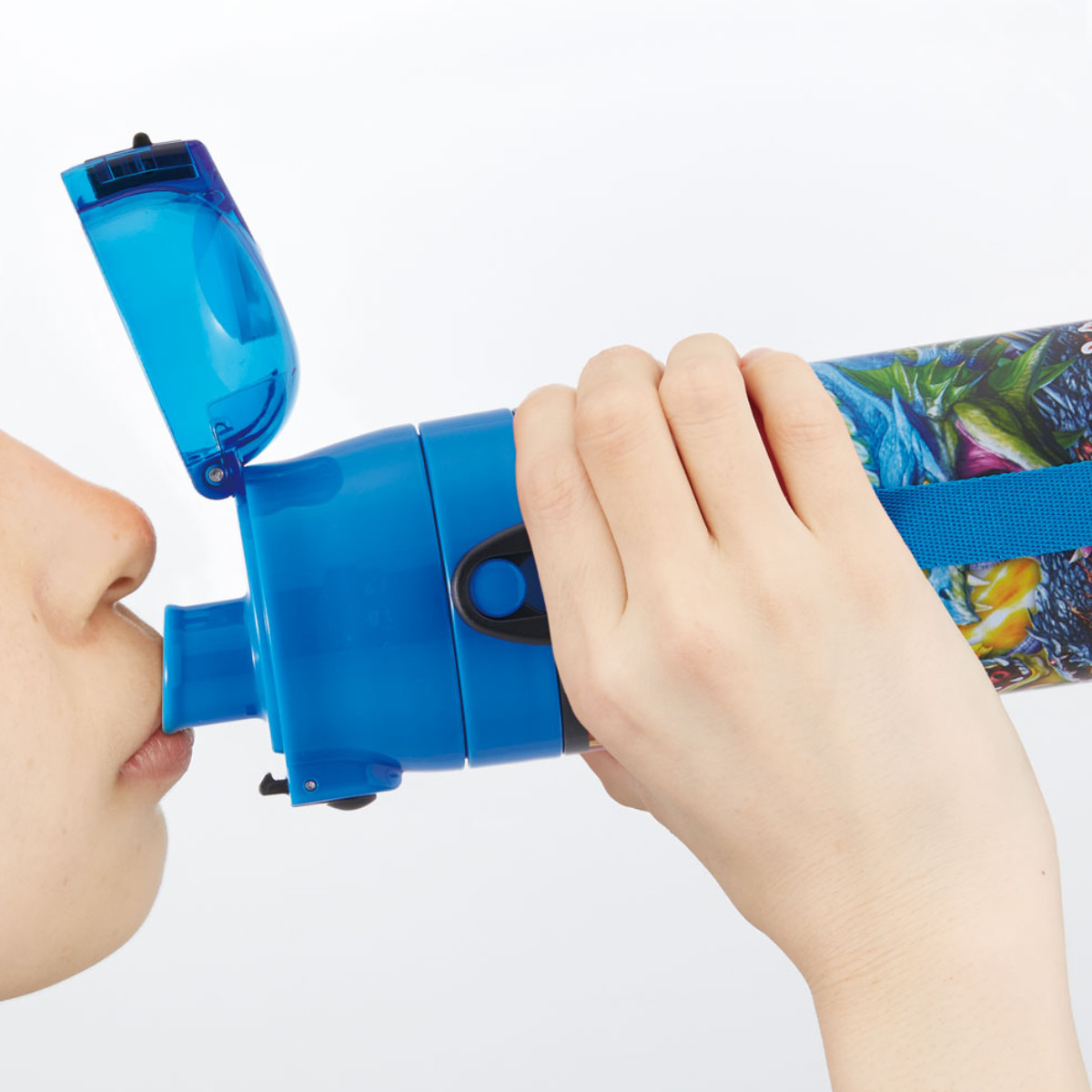 スケーター 水筒 470ml 超軽量ダイレクトボトル 最強王図鑑 保冷専用