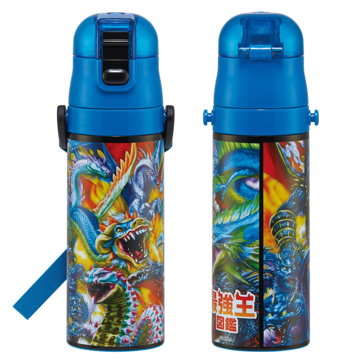 スケーター 水筒 470ml 超軽量ダイレクトボトル 最強王図鑑 保冷専用