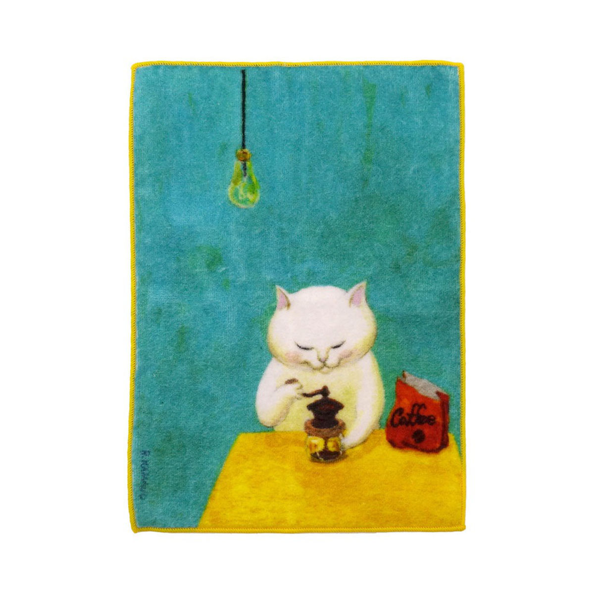 タオルハンカチ たおる はんかち カマノレイコ 日本製 （ ねこの暮らし タオル ハンカチ 綿 手拭き 猫 ）｜colorfulbox｜04