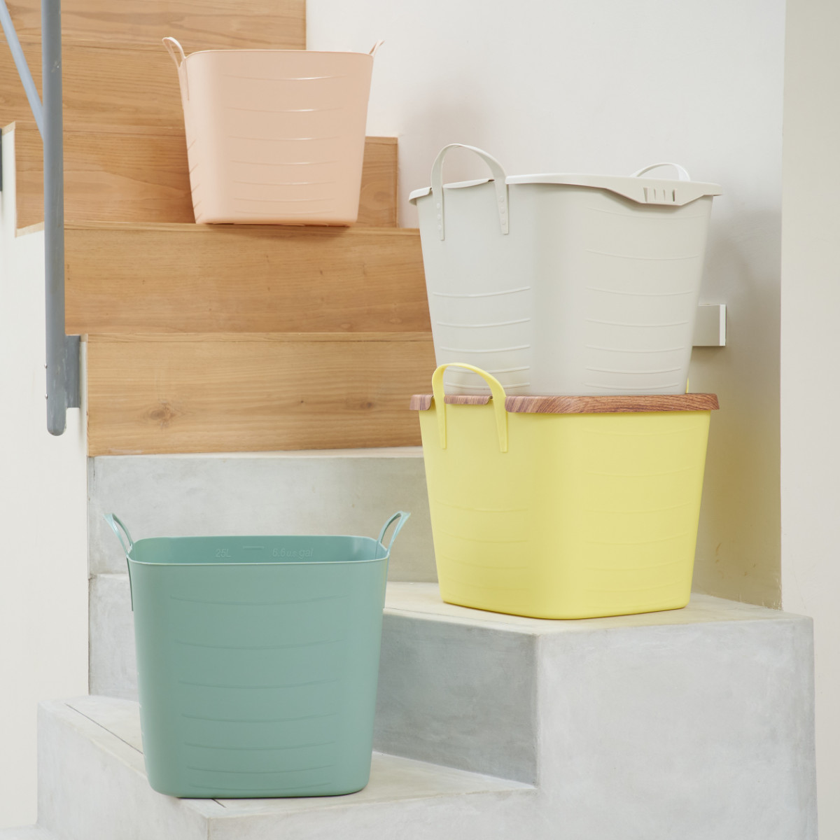 stacksto.（スタックストー） バスケット baquet M 25L （ 収納 バケツ