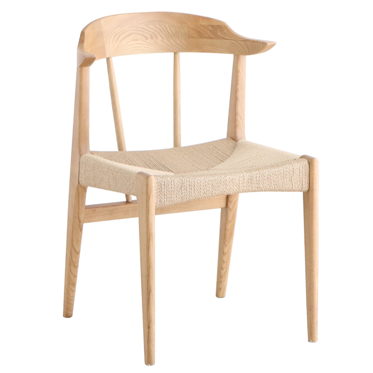 東馬（Tohma） ダイニングチェア 座面高42cm ペーパーコードチェア