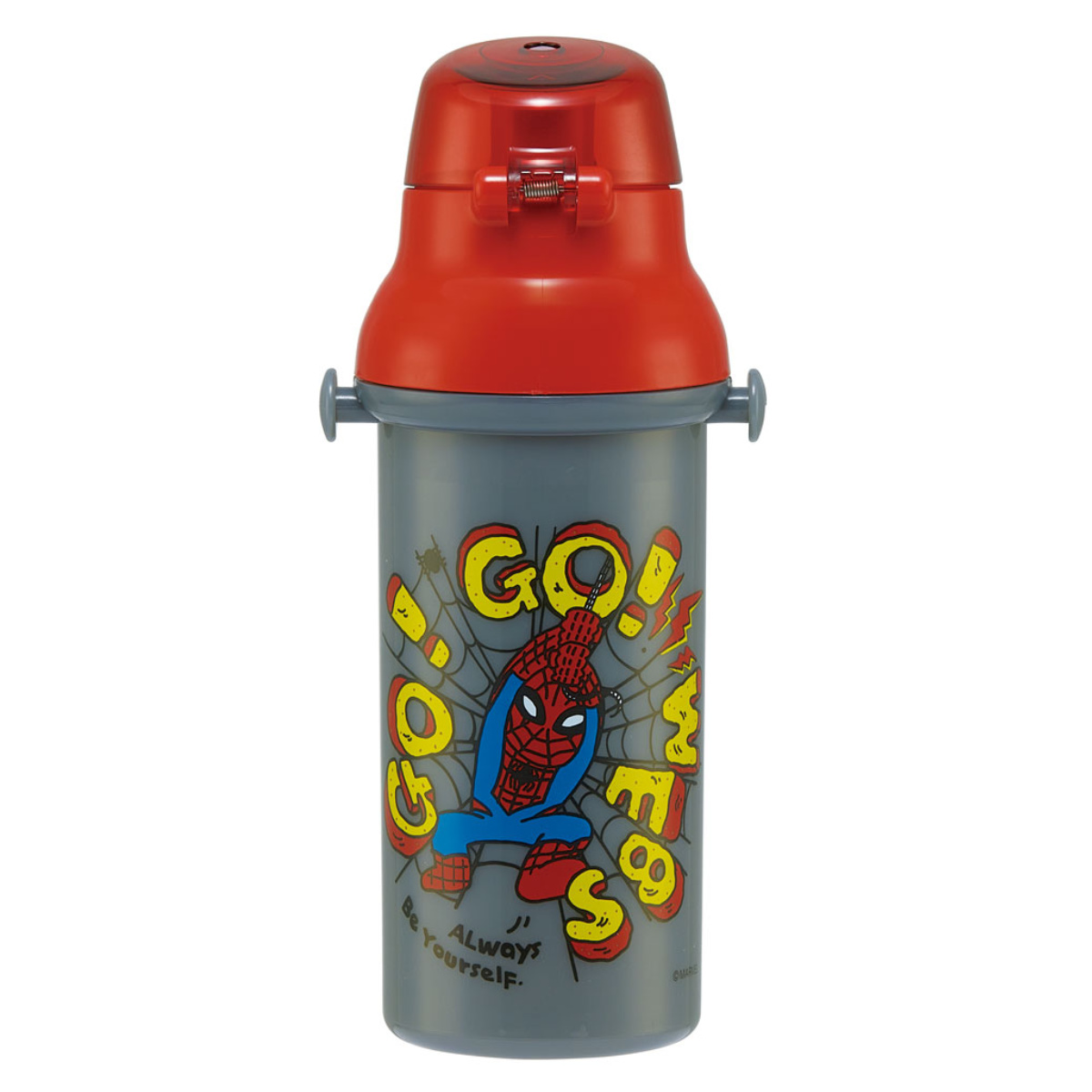 スケーター 水筒 480ml 抗菌直飲プラボトル SPIDERCOMIC