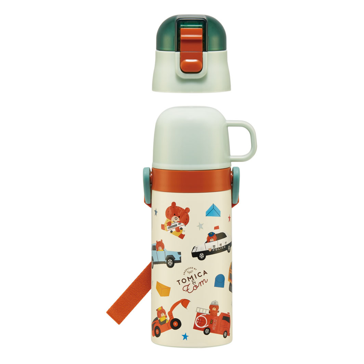 スケーター 水筒 400ml 350ml 子供用2Wayボトル トミカとトム （ 保温