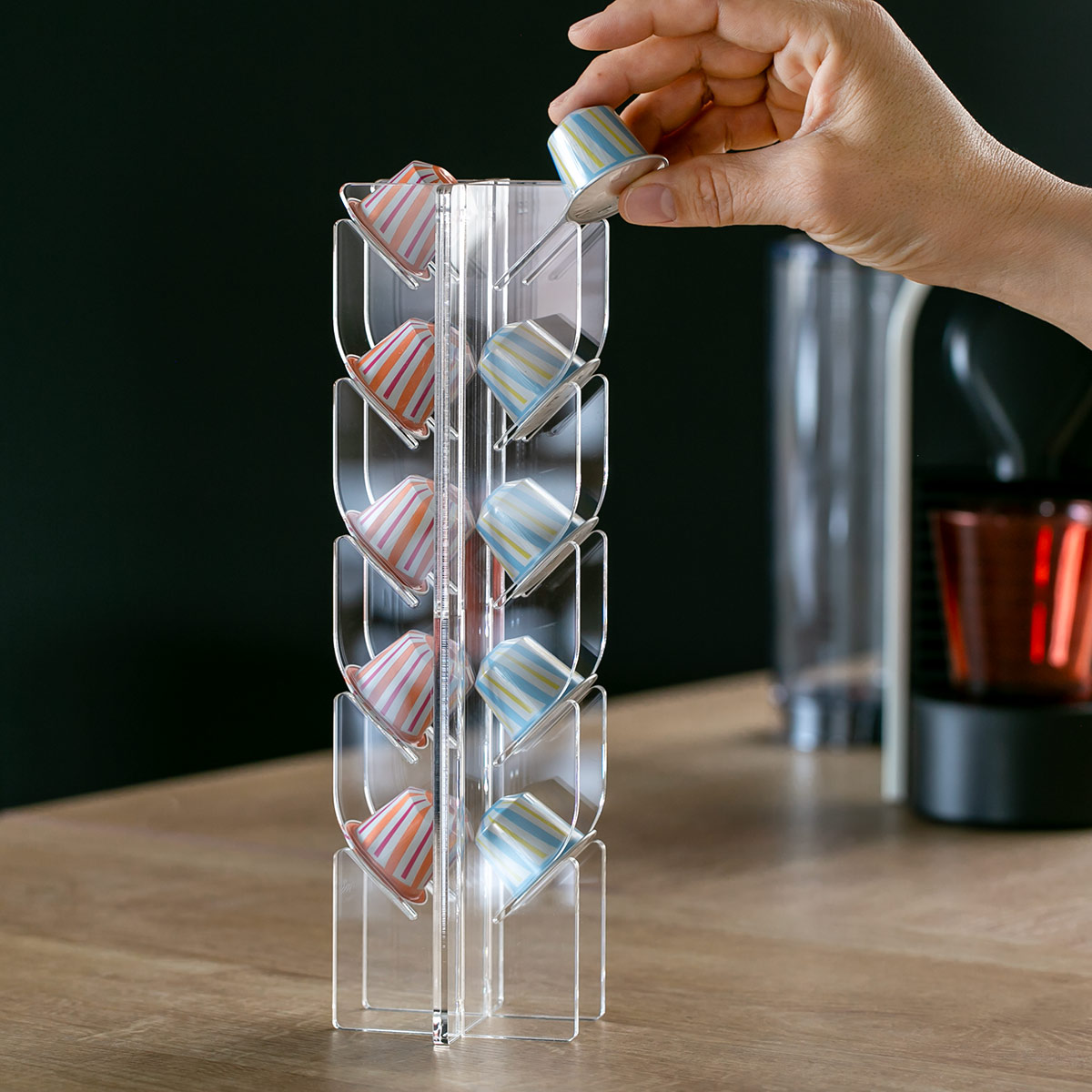 特典付き コーヒーカプセルスタンド ネスプレッソカプセルスタンド 10