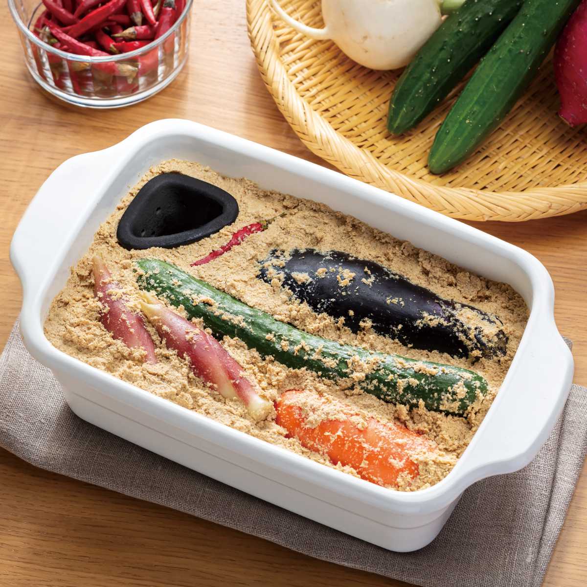 高木金属工業 漬物容器 2L ホーローぬか漬け日和 （ 鉄製水取り付き