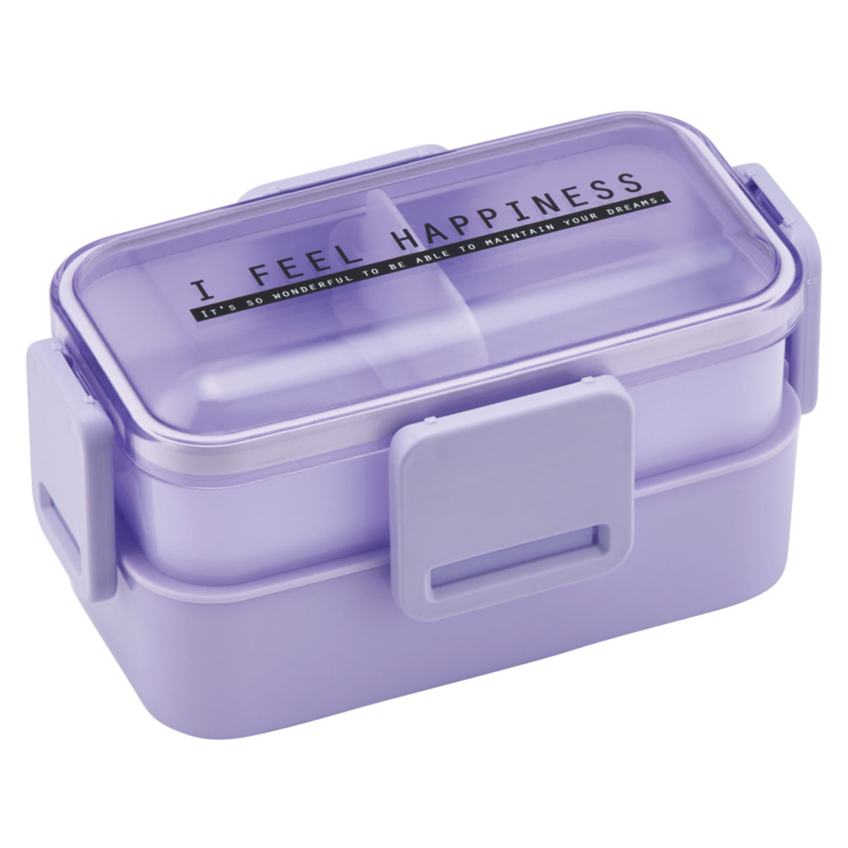 スケーター 弁当箱 2段 600ml 抗菌2段ふわっと弁当箱 シースルーカラー