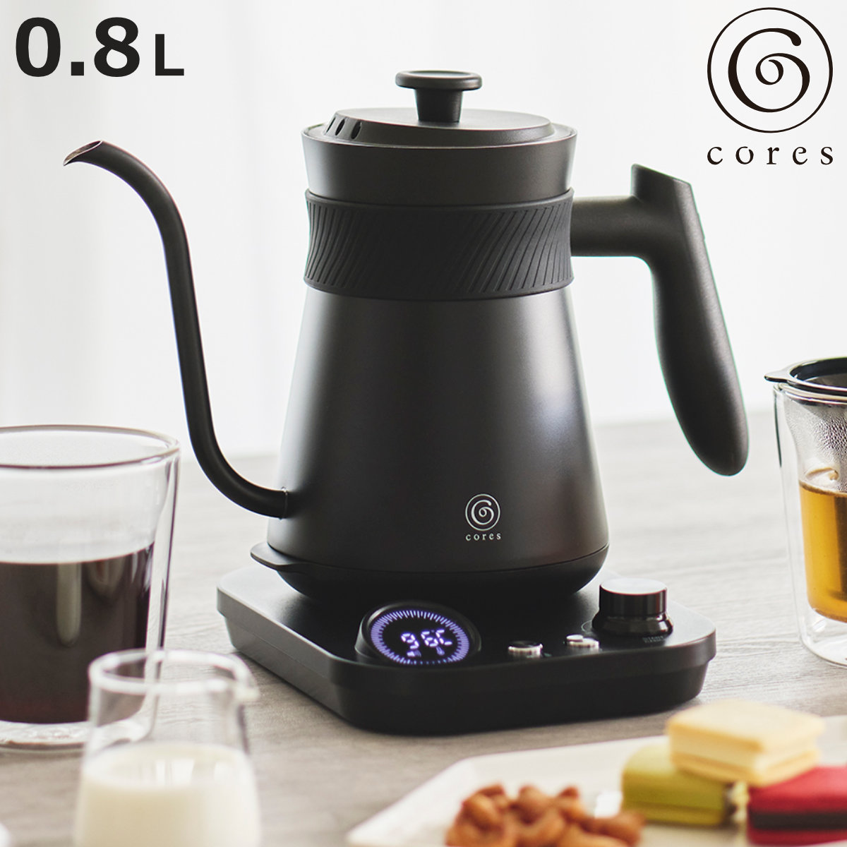 Cores �t���[�^�C���P�g�� 0.8L �h���b�v�P�g�� �i �R���X �P�g�� �d�C�P�g�� �h���b�v�|�b�g �R�[�q�[�|�b�g �j