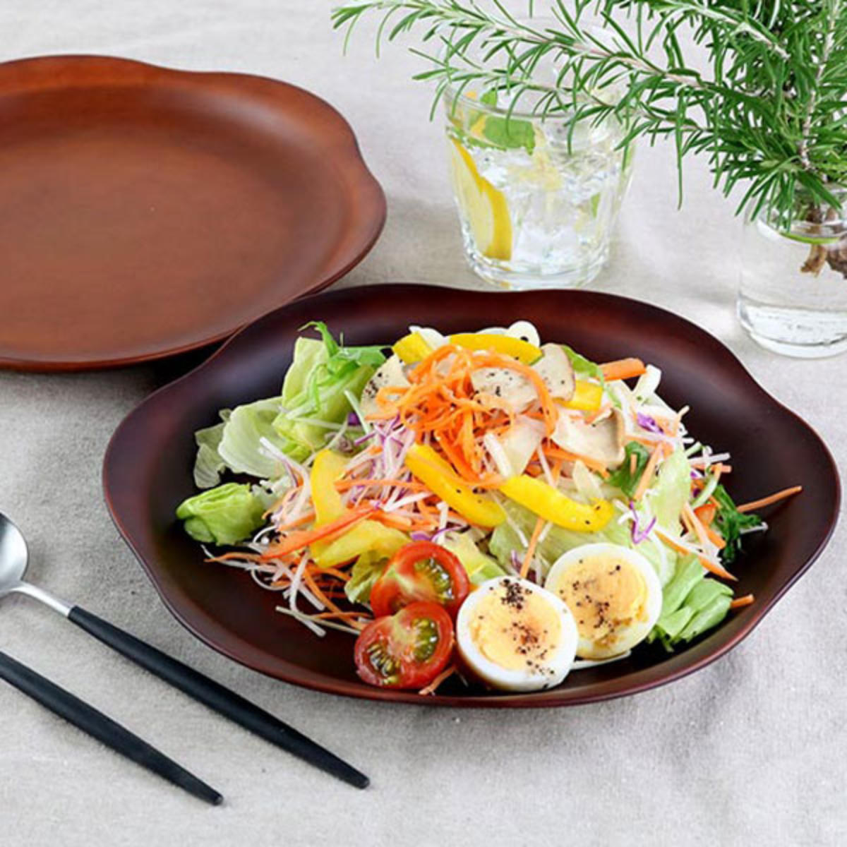 プレート 27cm SEE 花プレート プラスチック （ 食洗機対応 電子レンジ