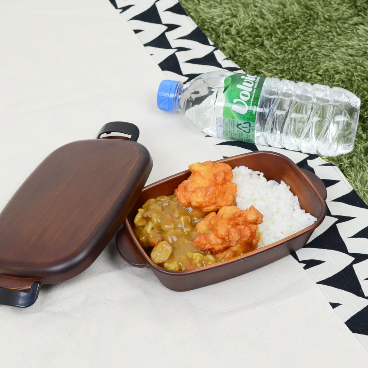 宮本産業 カフェランチ お弁当箱 SEE 樹脂製 木製風 軽くて割れにくい