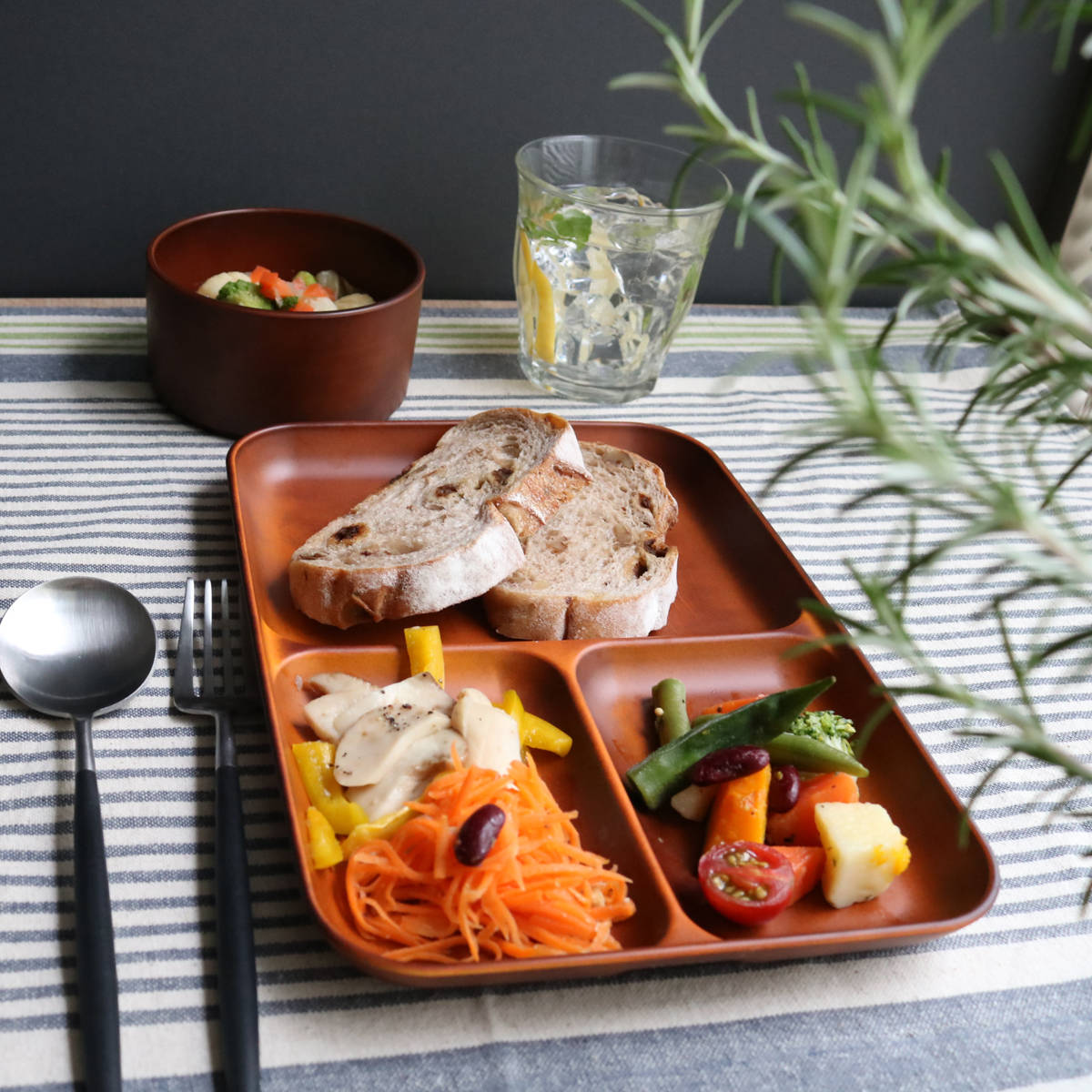 宮本産業 ランチプレート 26.5cm SEE プラスチック 同色5枚セット