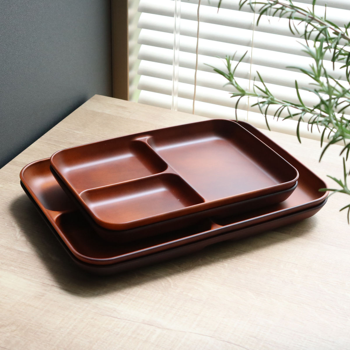 宮本産業 ランチプレート 26.5cm SEE プラスチック 同色5枚セット