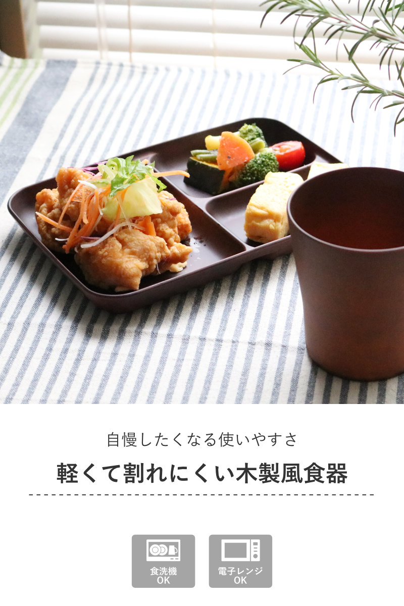 宮本産業 ランチプレート 21cm SEE プラスチック （ 食洗機対応 電子