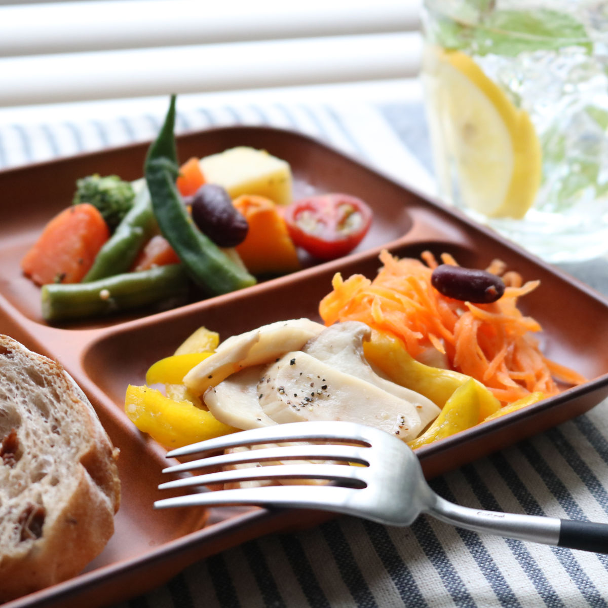 宮本産業 ランチプレート 21cm SEE プラスチック （ 食洗機対応 電子