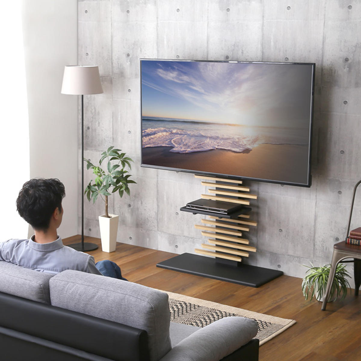 ホームテイスト(HOME taste) デザインTVスタンド 32〜100型対応 高さ ホームテイスト(HOME taste) デザインTVスタンド 32〜100型対応 高さ