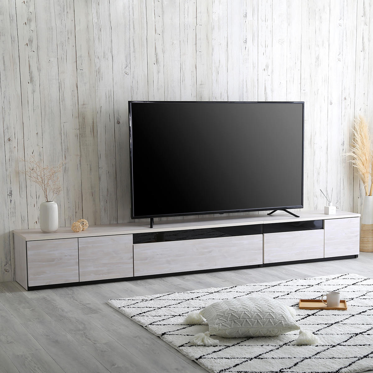 テレビボード（適応画面サイズ：75型）の商品一覧 通販 - Yahoo
