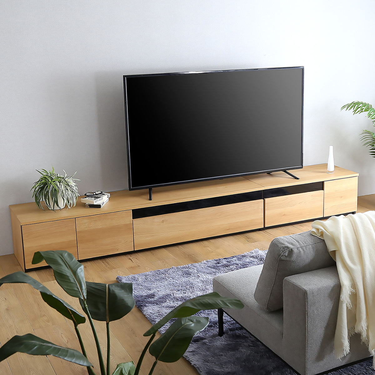 ホームテイスト（HOME taste） テレビ台 幅270cm 100型対応 完成品