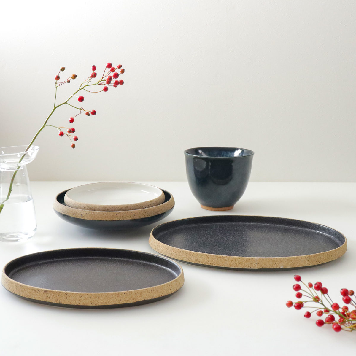 プレート 26cm L オーバル TOSS 磁器 美濃焼 （ 食洗機対応 電子レンジ