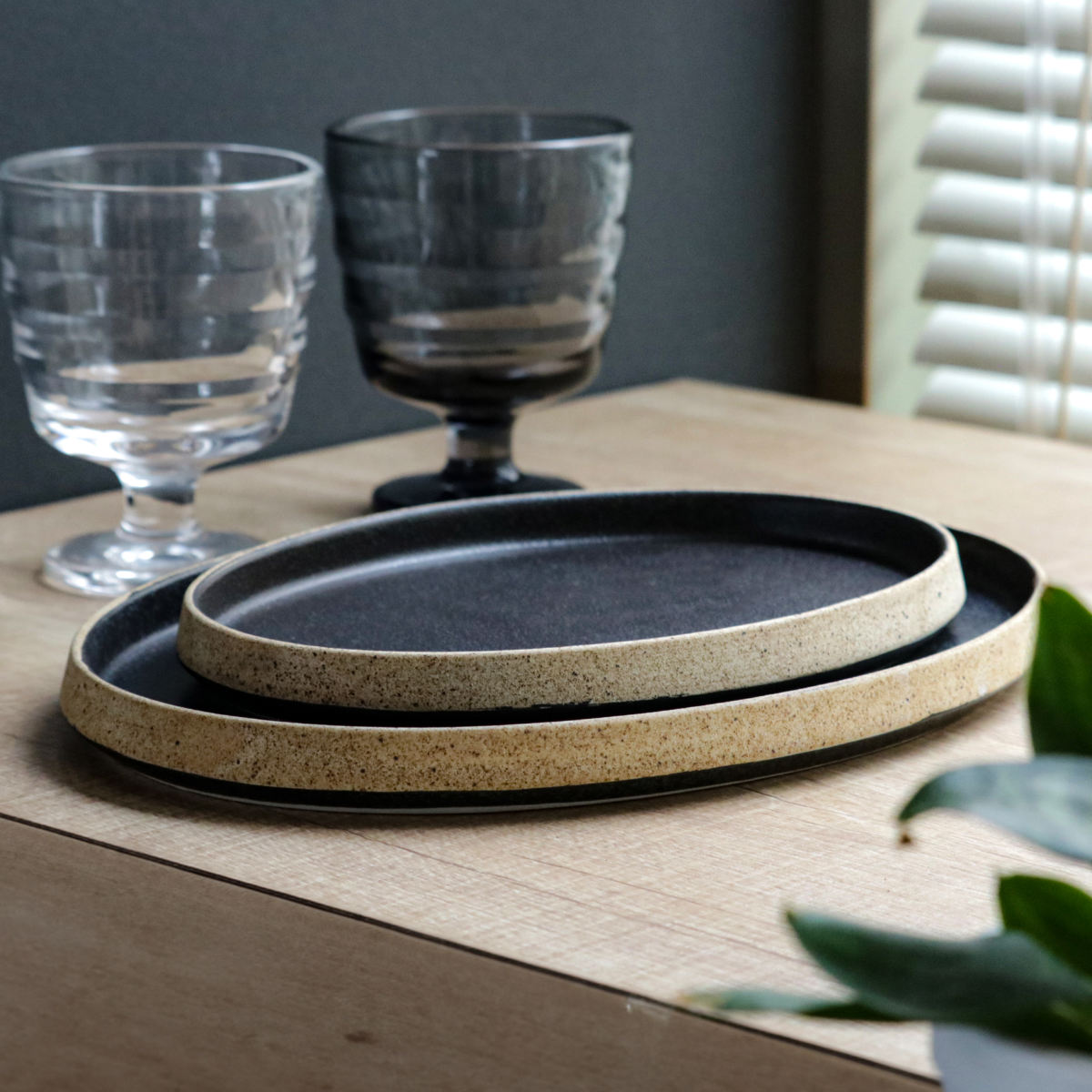 プレート 26cm L オーバル TOSS 磁器 美濃焼 （ 食洗機対応 電子レンジ