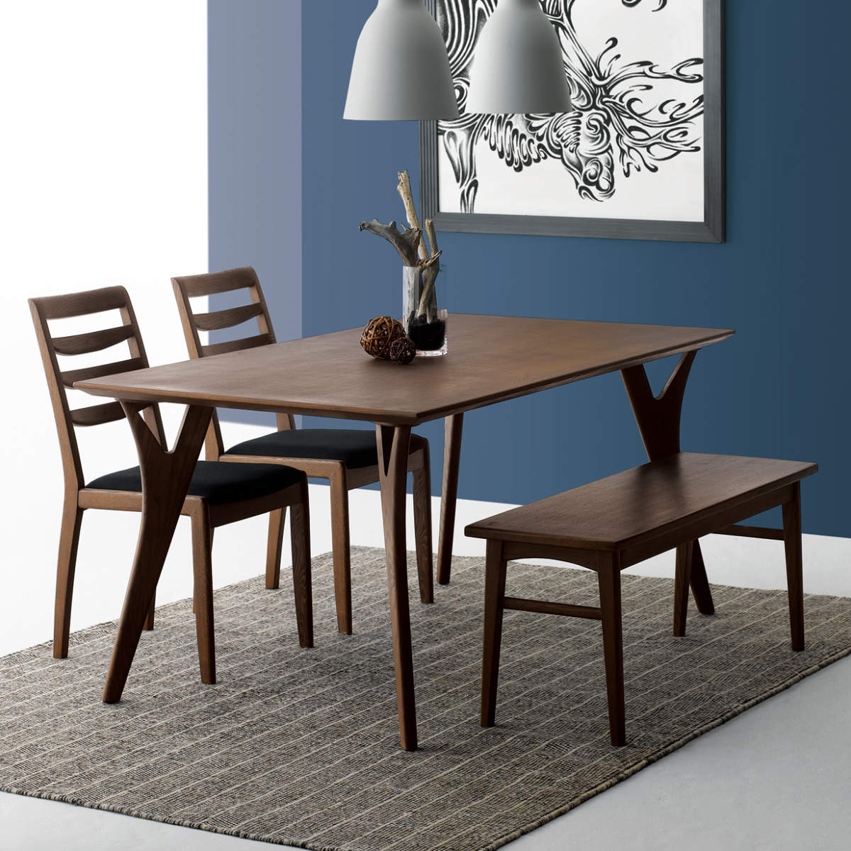 mn様用　ボスコ　テーブル 朝日木材加工 ダイニングテーブル 幅180cm BOSCO （ 開梱設置 ボスコ 4