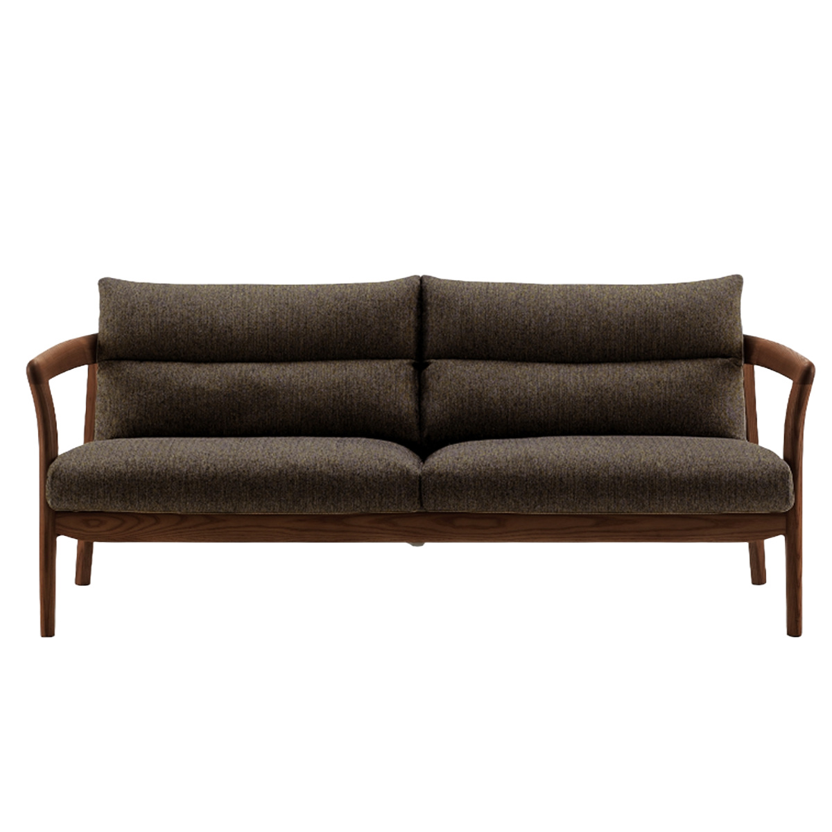 ソファ 3人掛け 幅176cm ダークブラウン BOSCO （ 開梱設置 ボスコ  