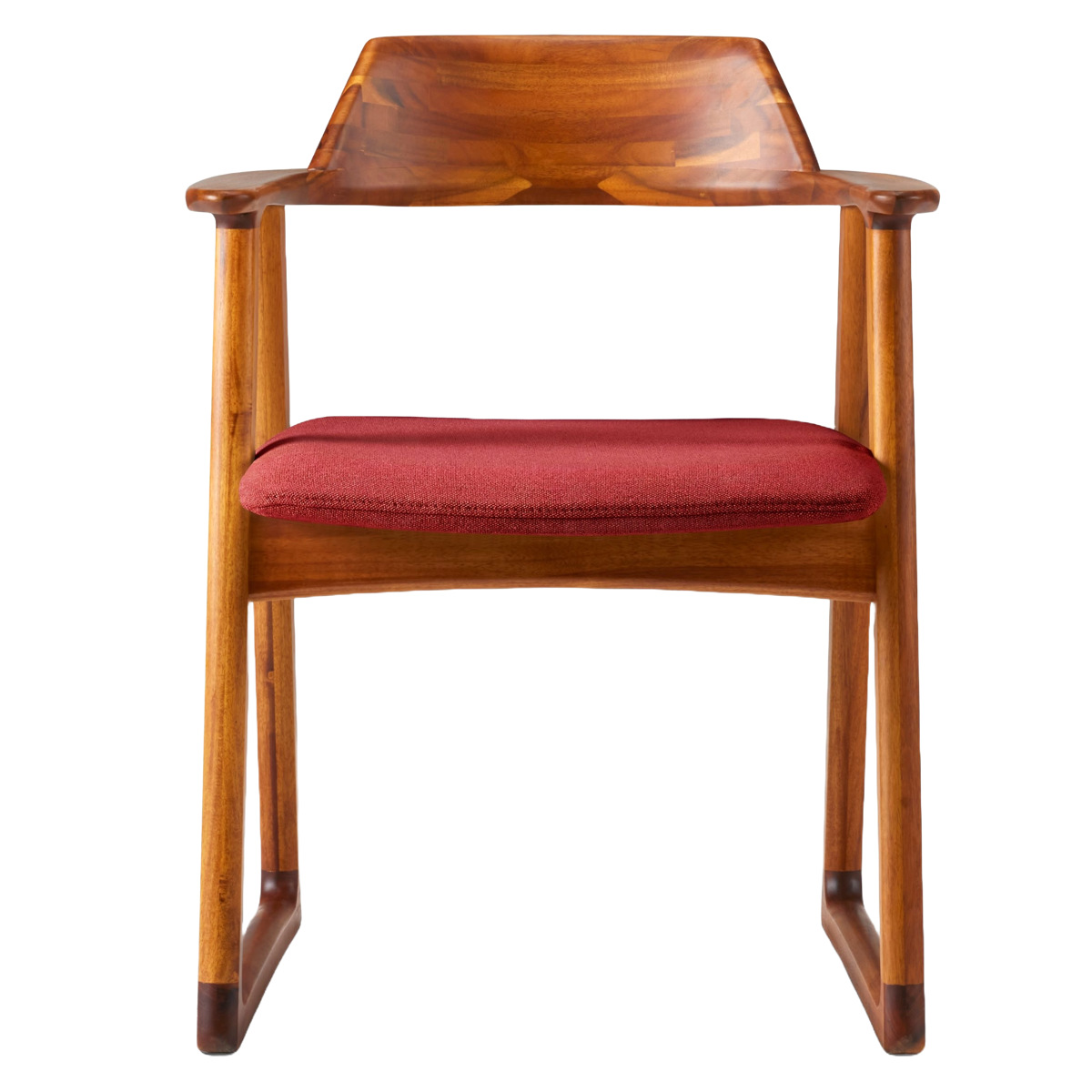 朝日木材加工 アームチェア ダイニングチェア 座面高43cm EDDA （ 開梱