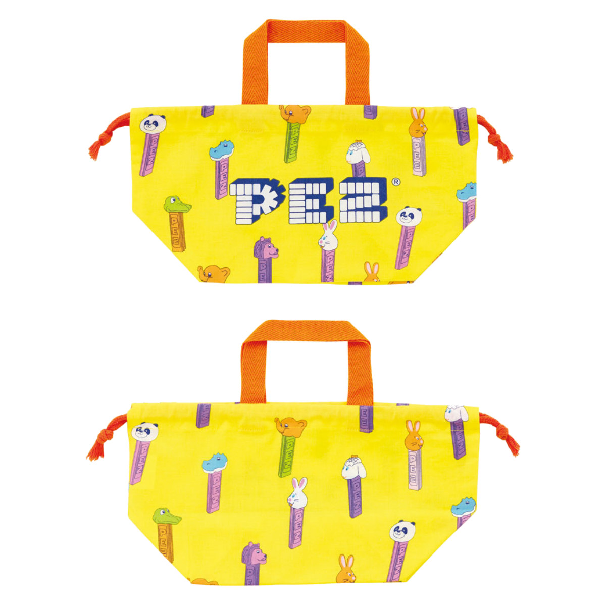 スケーター 巾着 ランチ巾着 PEZ （ 弁当袋 お弁当袋 給食袋 巾着袋