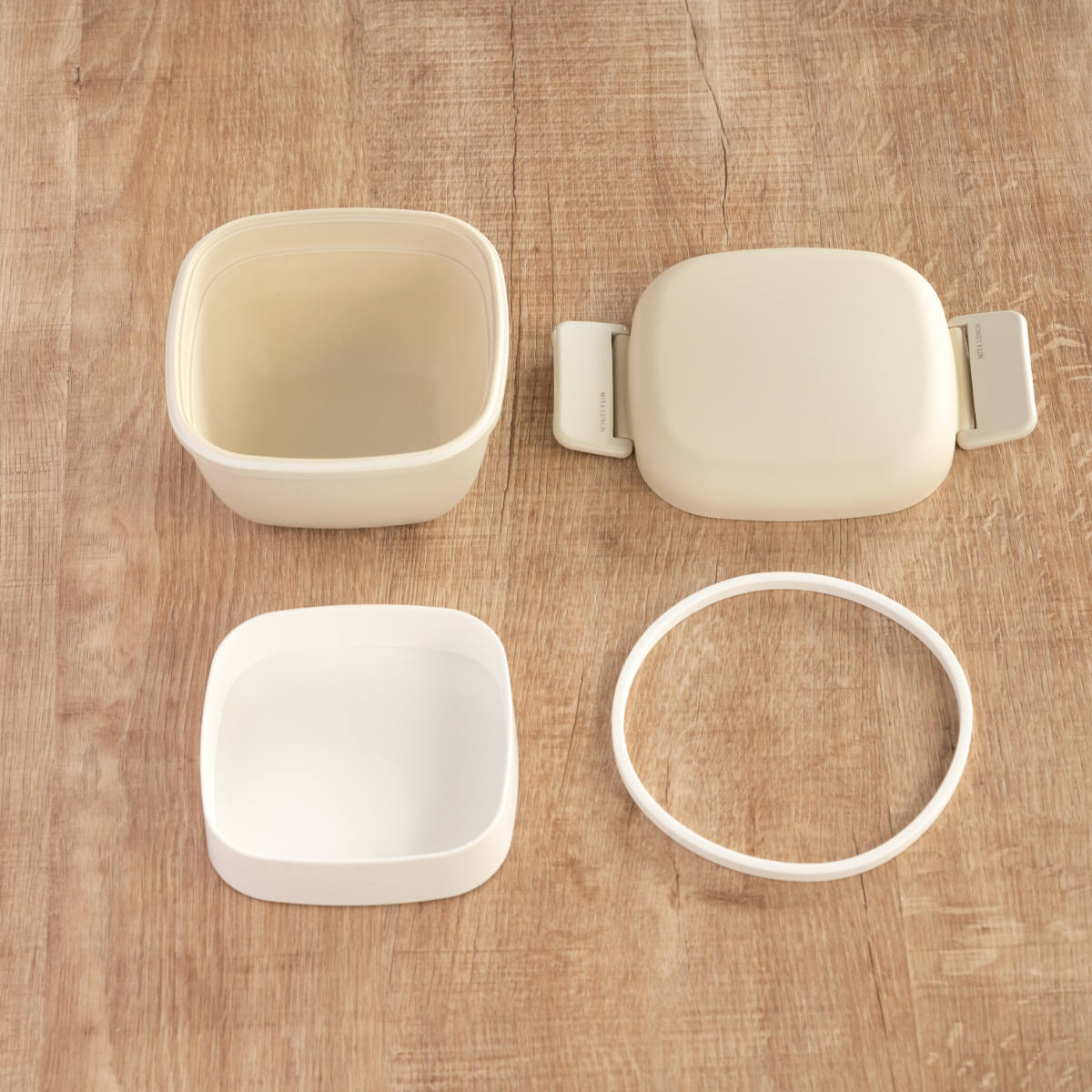 宮本産業 弁当箱 2段 600ml MIYA LUNCH スクウェアランチ くすみカラー