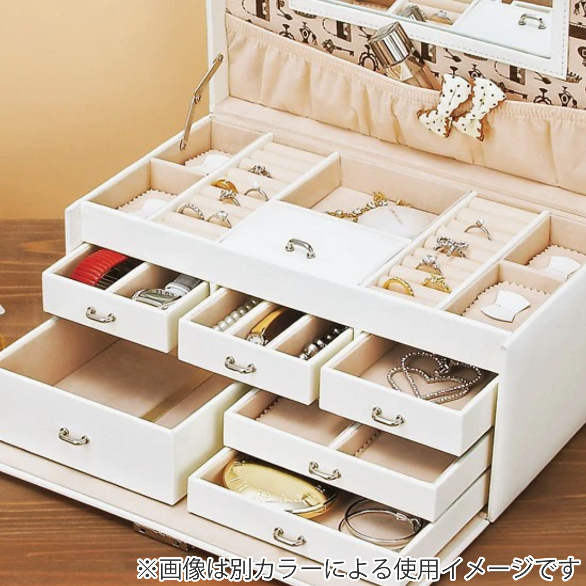 小物収納 スウィート ジュエリーボックス LLサイズ アクセサリー