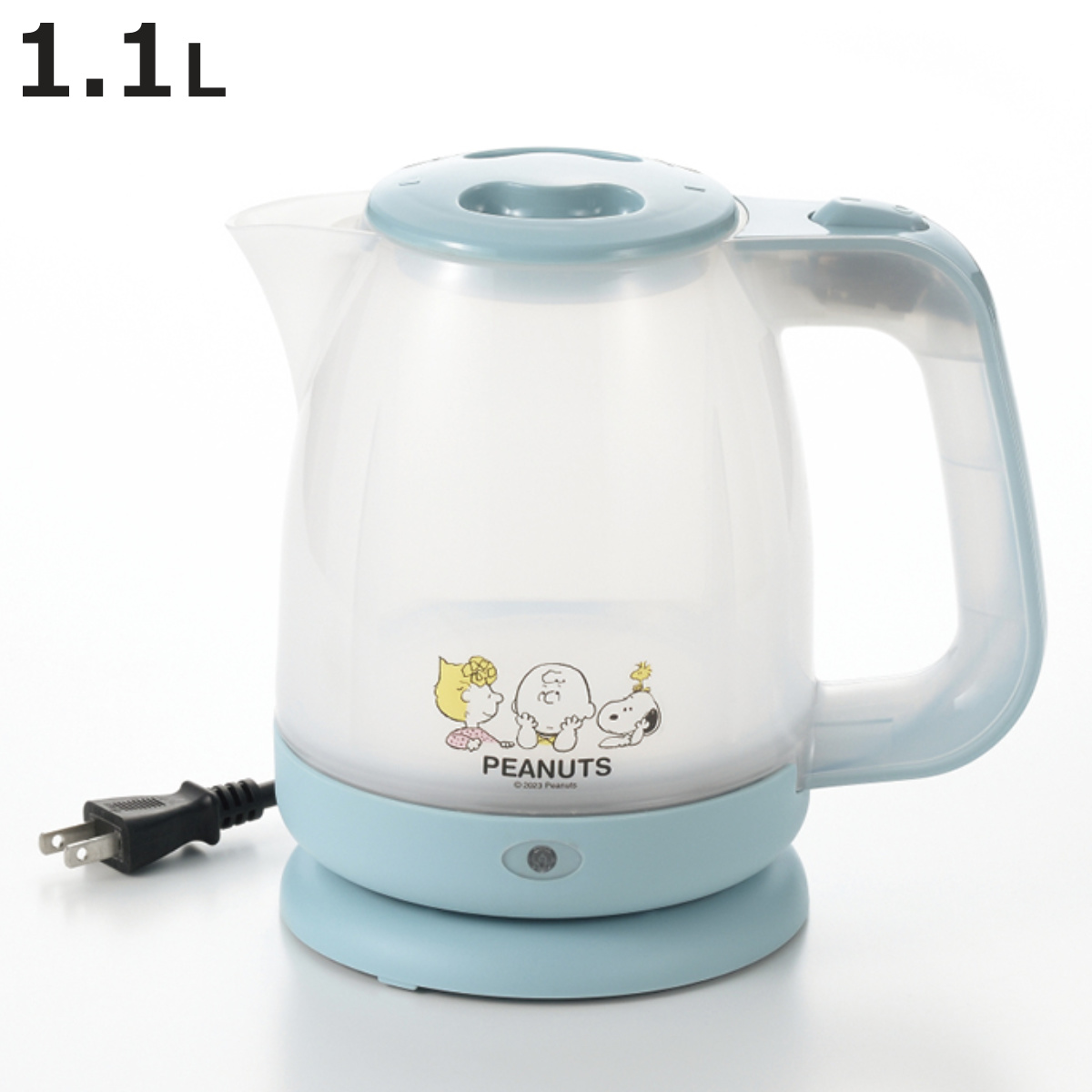 タマハシ 電気ケトル 1.1L スヌーピー 電気ポット （ コンパクトケトル