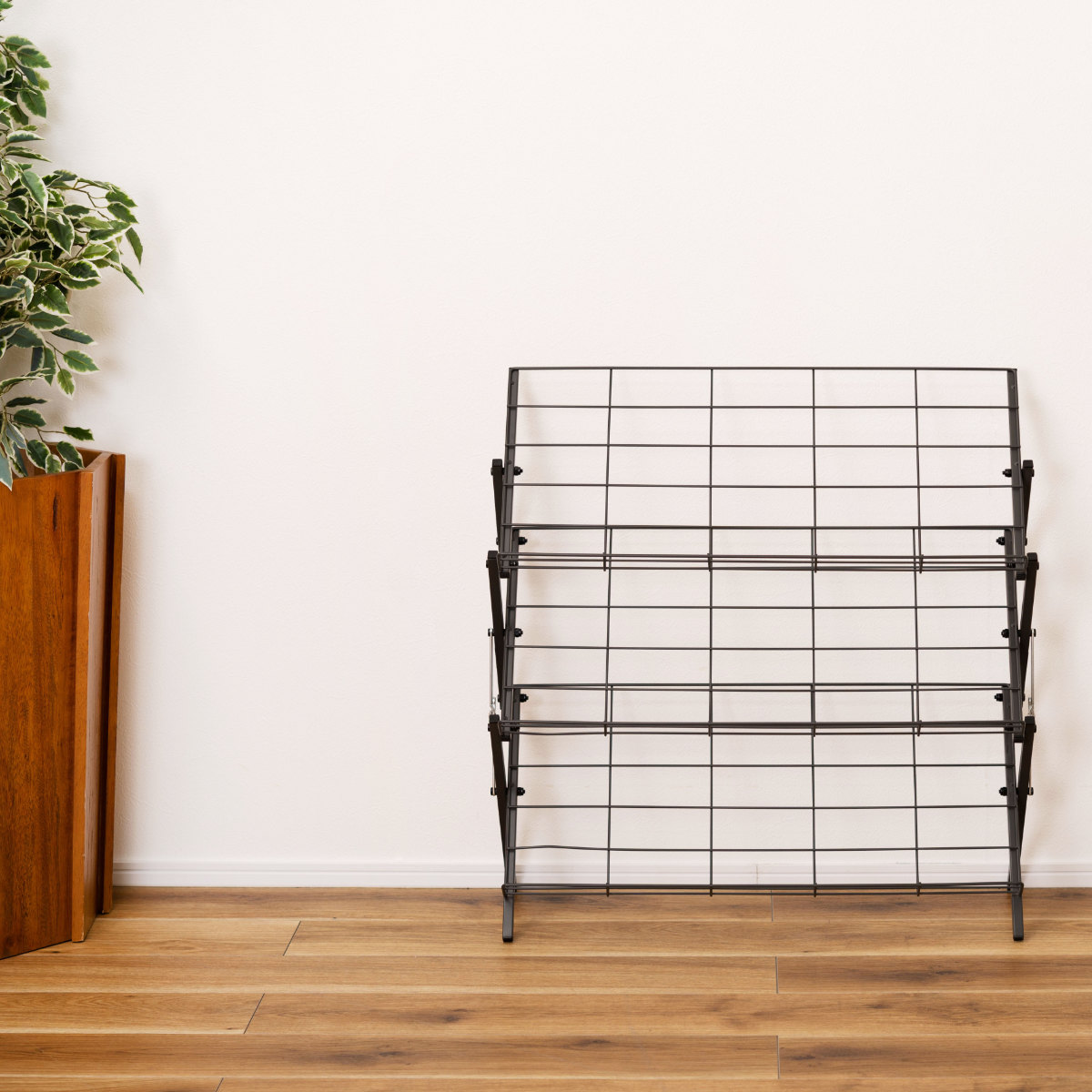 東谷 シューズラック フォールディングシューズラック スチール