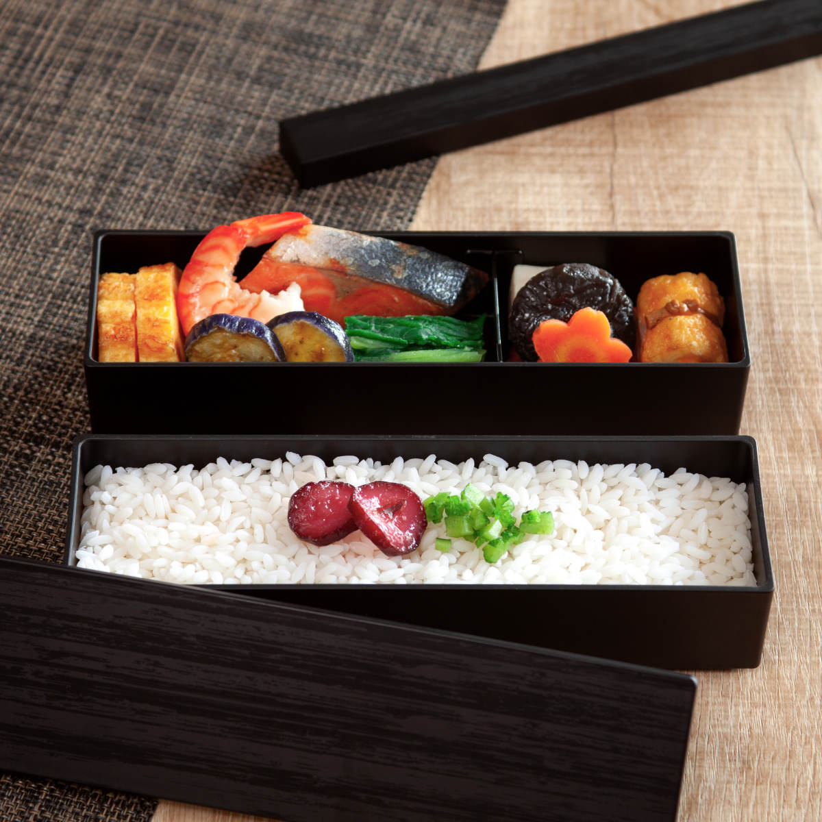 HAKOYA 弁当箱 2段 840ml スリム二段弁当 （ お弁当箱 ランチボックス