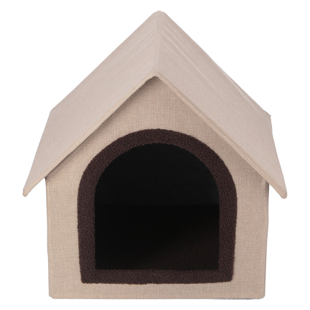 不二貿易（Fuji Boeki） ペットハウス 三角屋根 Lサイズ 幅53×奥行59