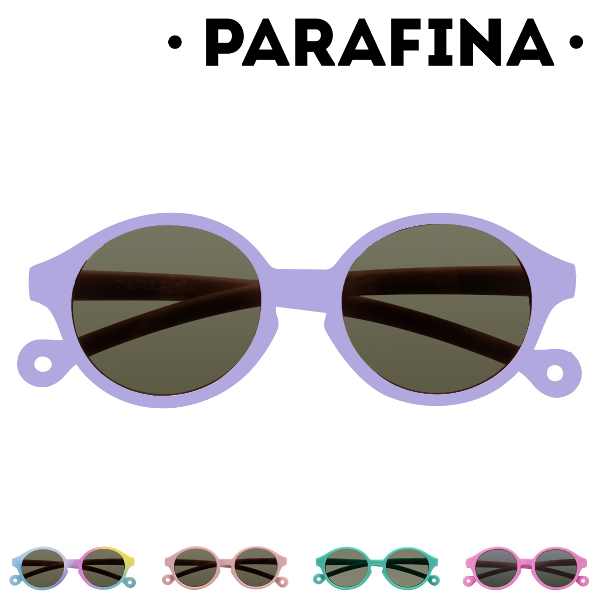 サングラス PARAFINA TORTUGA 子供用 0歳〜2歳 （ パラフィナ 子供用サングラス カラーレンズ メガネ 軽量 フレーム 眼鏡 めがね UVカット ）