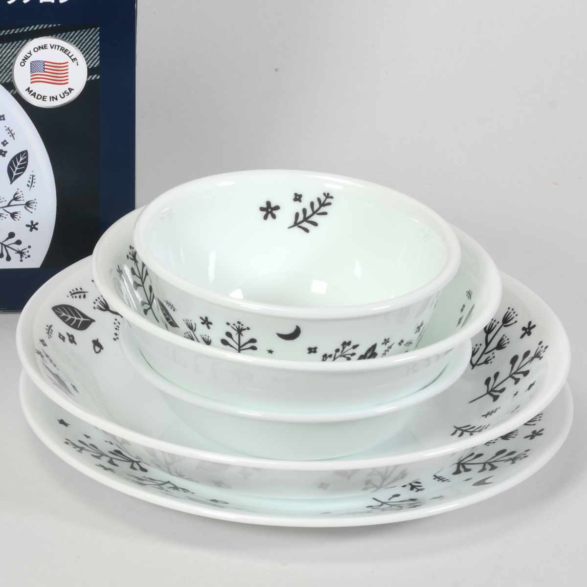 パール金属 食器 5点セット CORELLE コレール ムーンライトフォレスト