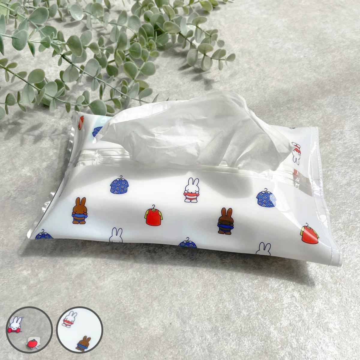 ティッシュケース ミッフィー Dick Bruna tente ソフトパック （ ティッシュカバー ティシュ入れ ティッシュボックス 箱なし ビニール製 ）