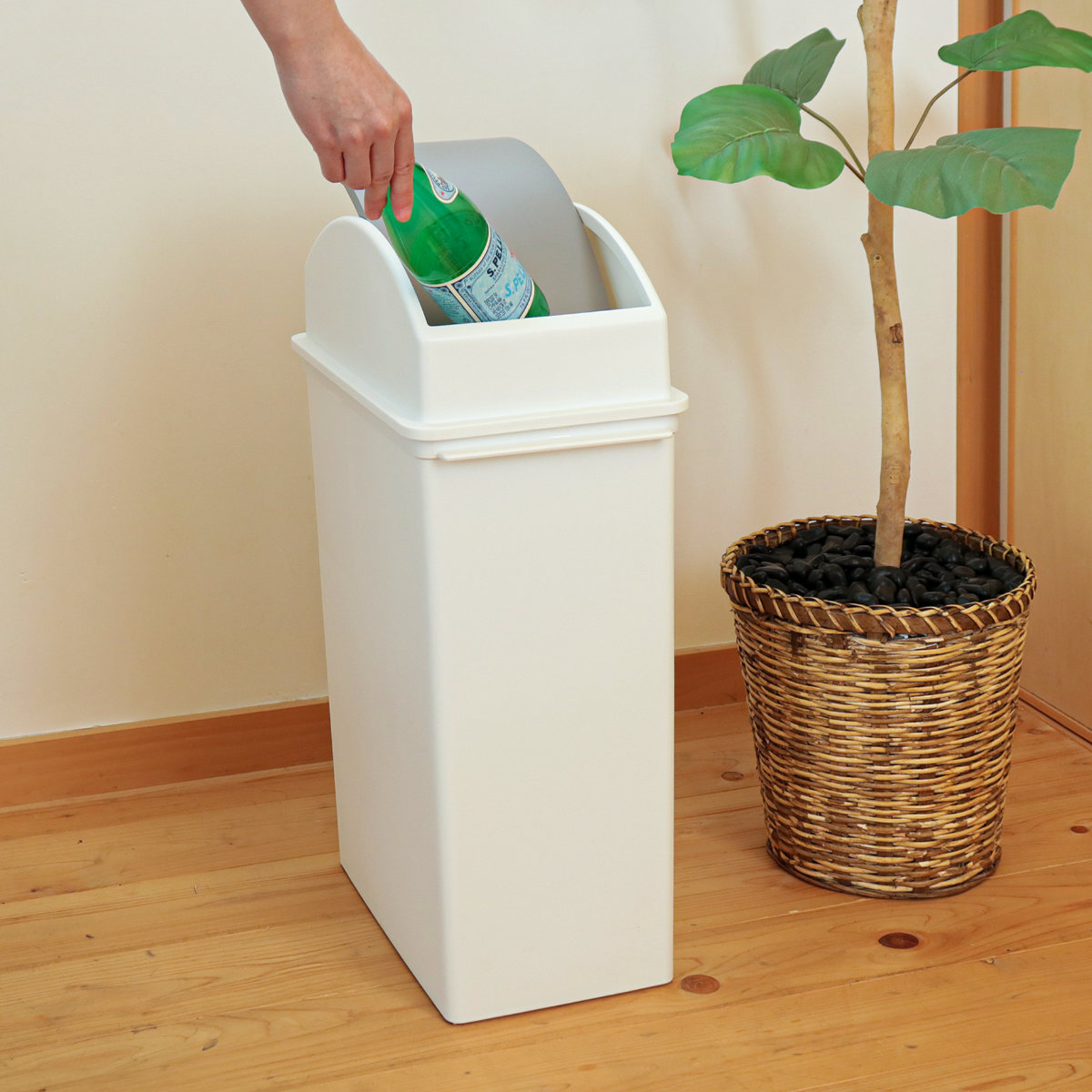 Like-it（ライクイット） ゴミ箱 25L スイングオープン ふた付き