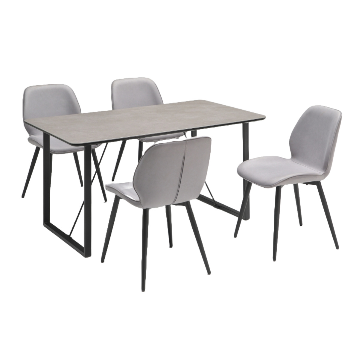 最後1セット！【テーブル単品】ダイニングテーブル 4人用 幅140　GRAY ダイニングテーブルセット 4人掛け テーブル幅140cm 5点セット （ 開梱