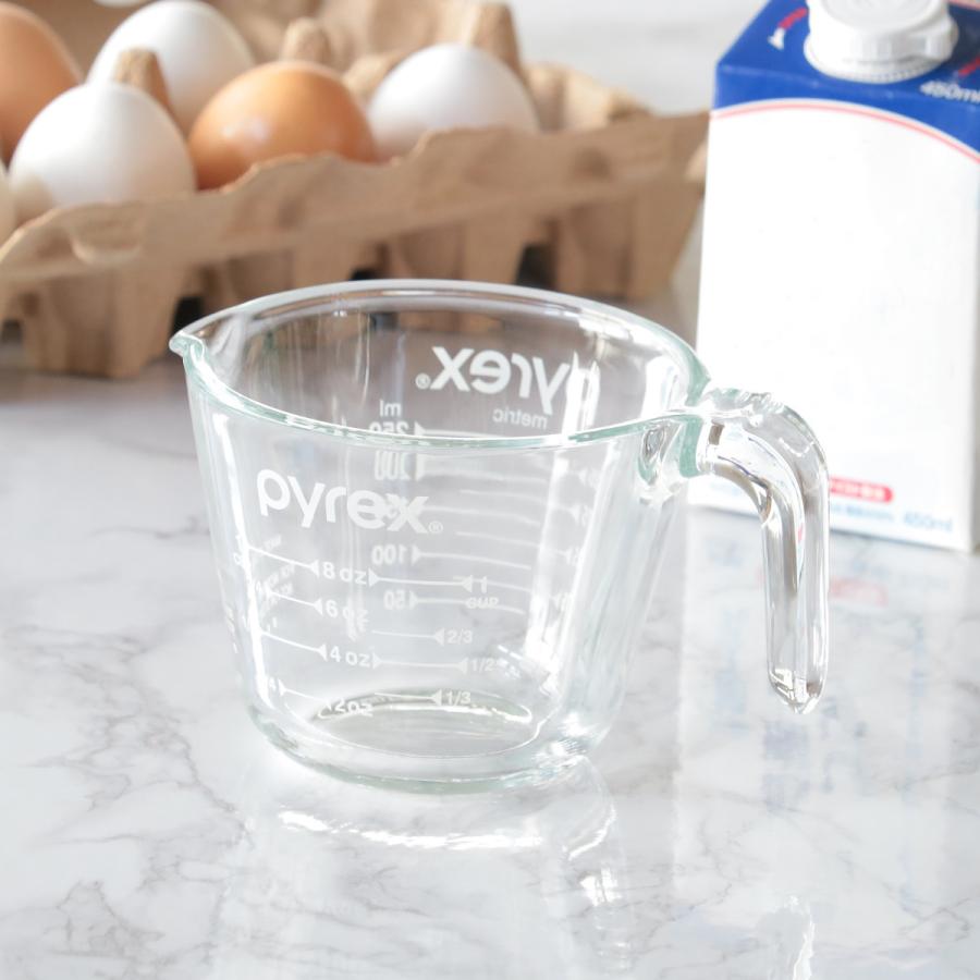 PYREX（パイレックス） 計量カップ 250ml 耐熱ガラス 取っ手付き