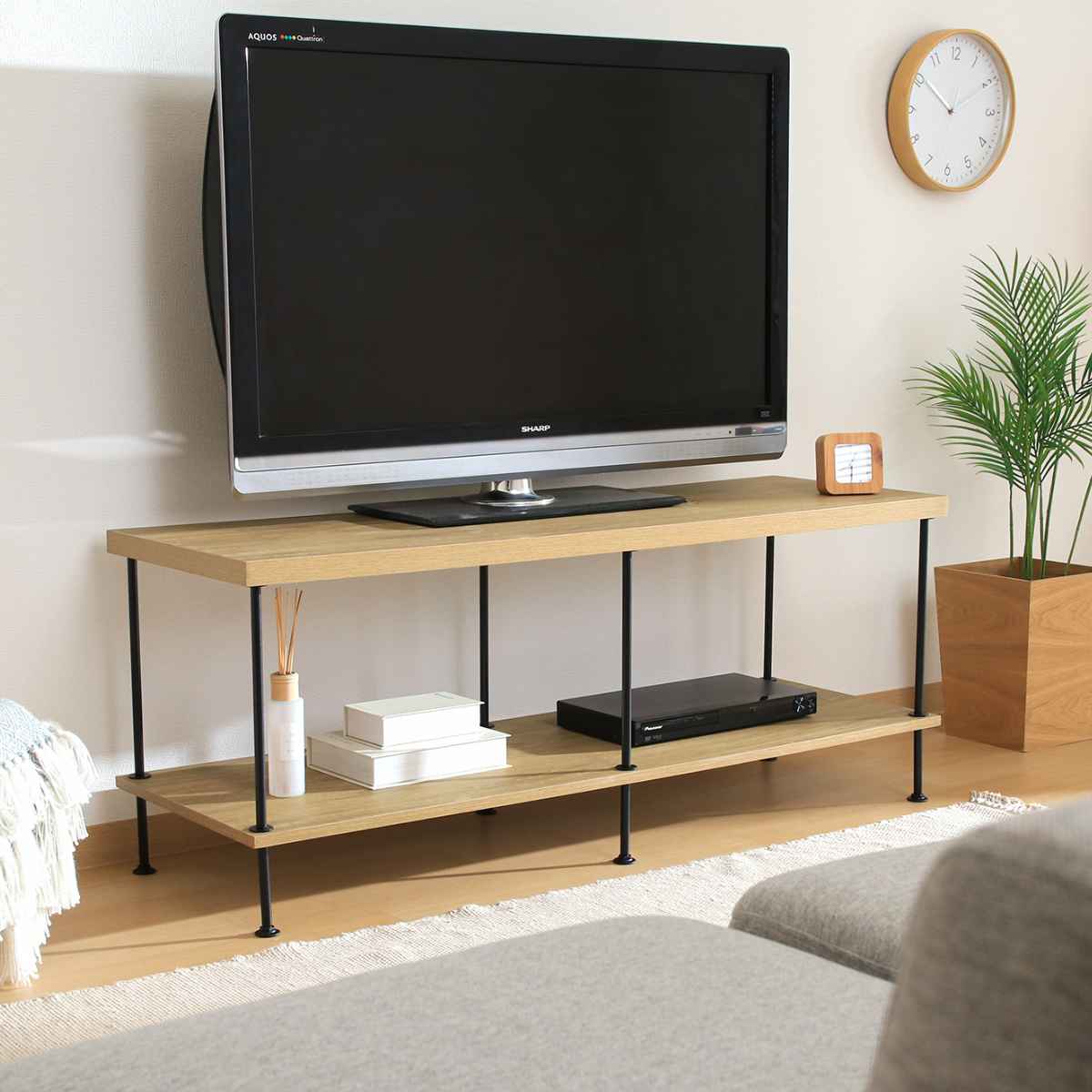 不二貿易（Fuji Boeki） EZBO テレビ台 幅120cm 42型対応 工具不要