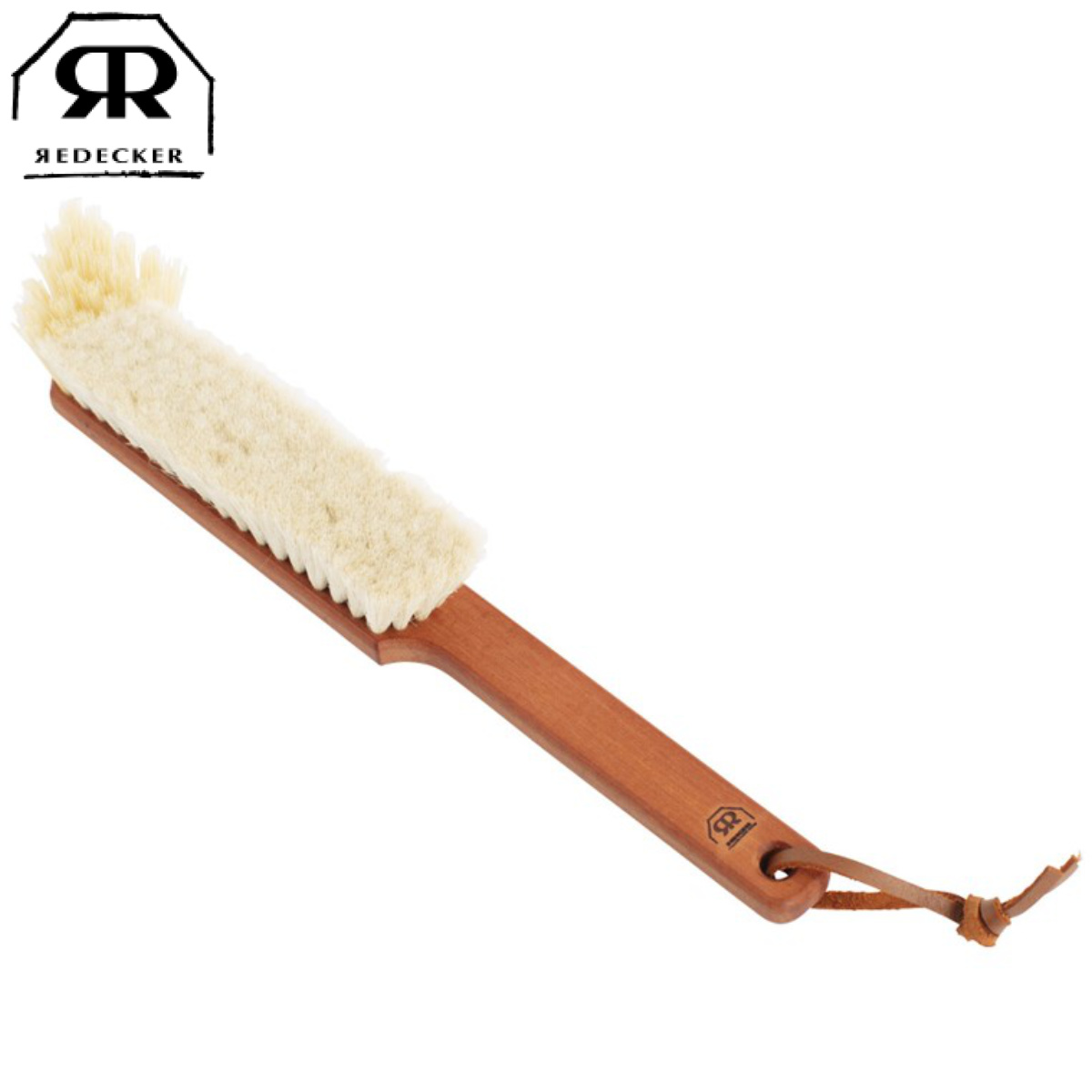 Redecker レデッカー ブックブラシ 27cm ペアウッド 山羊毛 豚毛 （ ほこり取り 山羊毛ブラシ 木製 かため 本 お手入れ ハンディ ドイツ製 おしゃれ ）