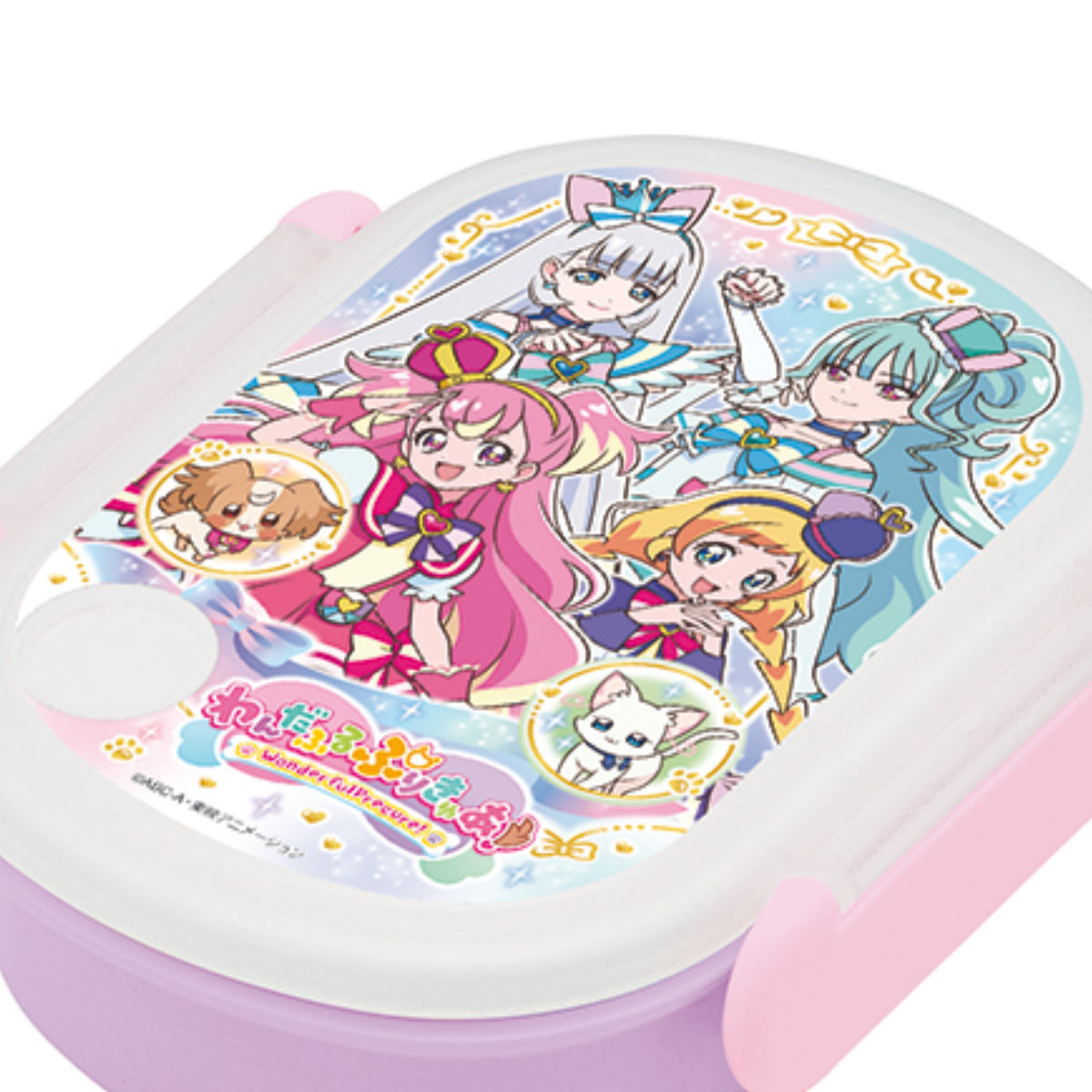 小森樹脂 弁当箱 1段 350ml ランチボックス わんだふるぷりきゅあ