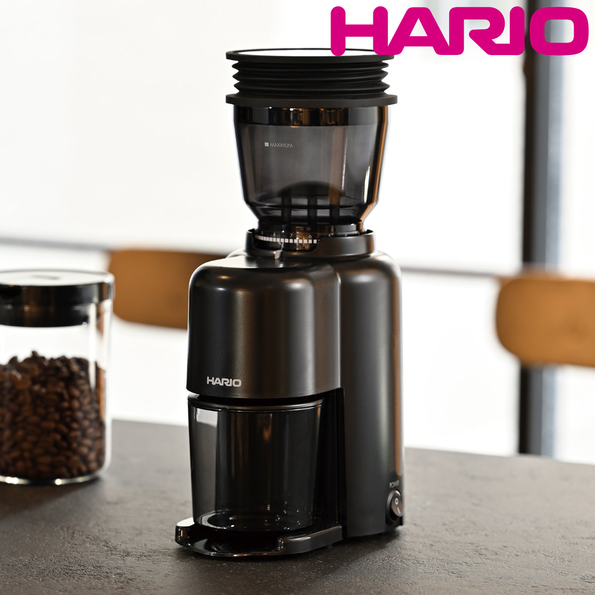 HARIO（ハリオ） コーヒーグラインダー 電動 V60 コーヒーミル