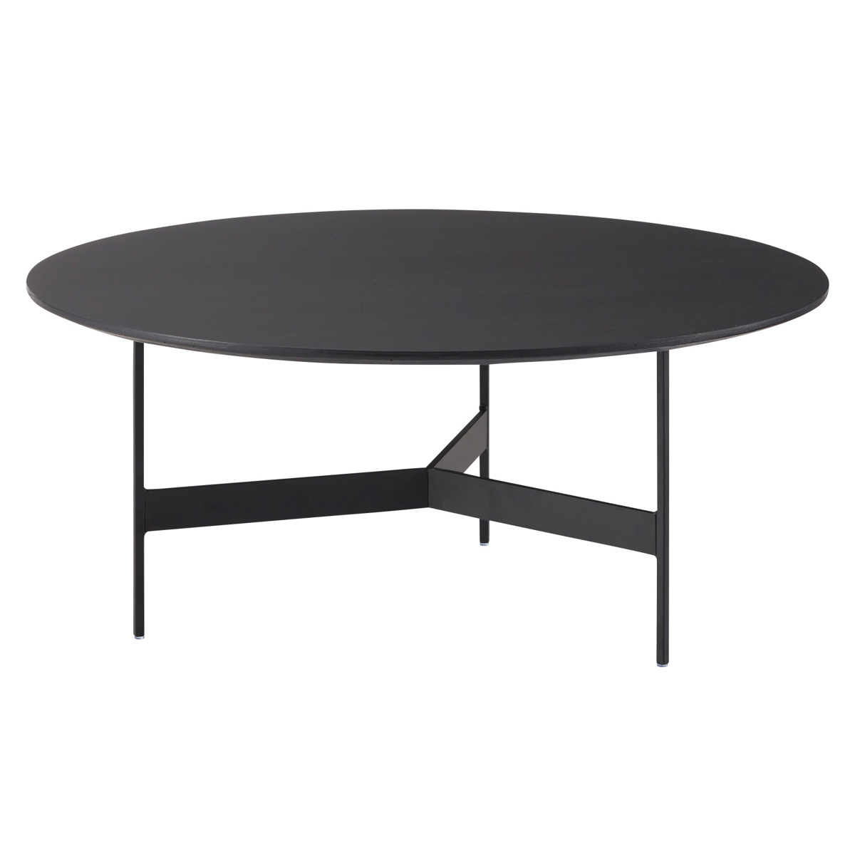 東谷 センターテーブル 幅78cm アイアンレッグ ラウンドテーブル