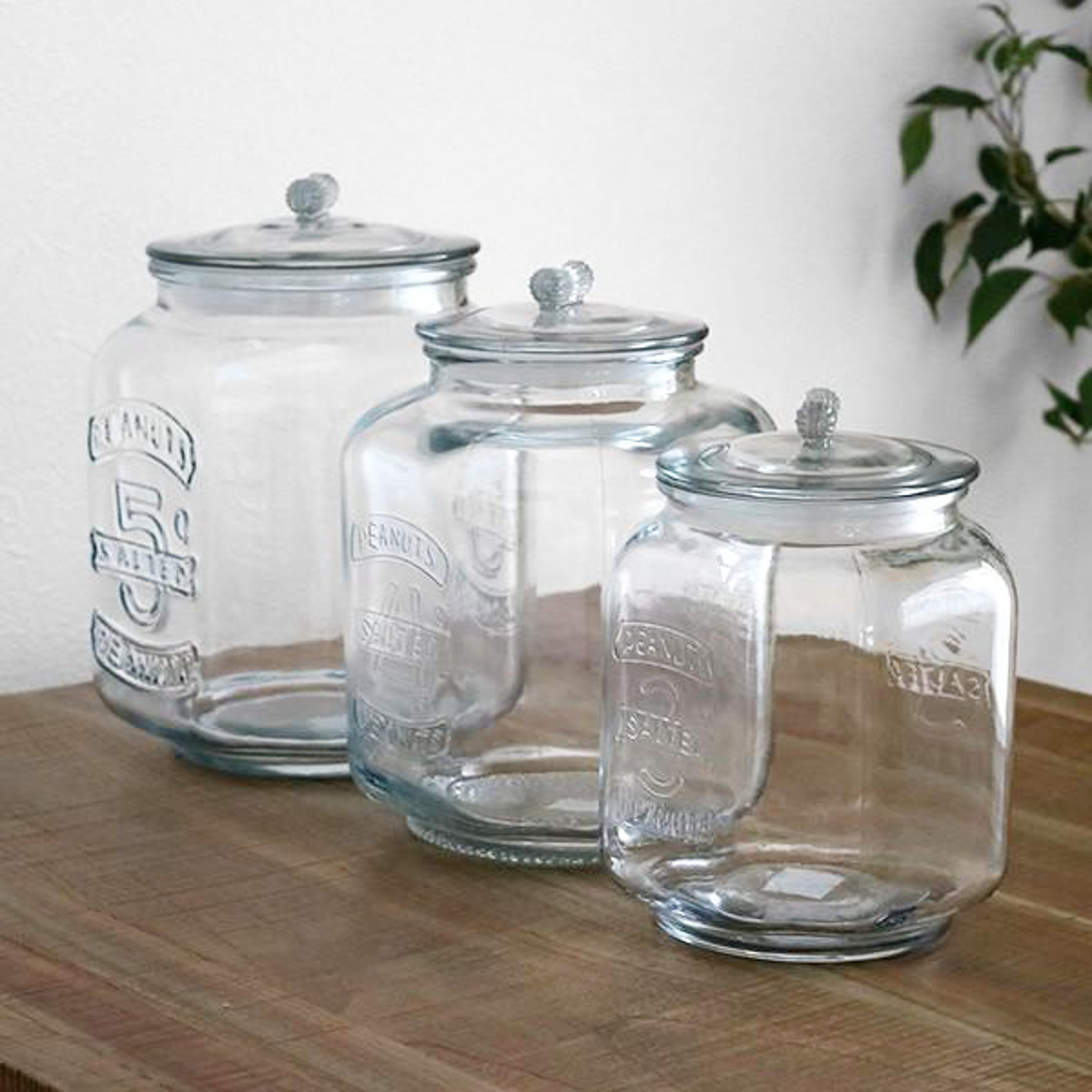 保存容器 7L クッキージャー ガラス ワイド （ キャニスター ガラス